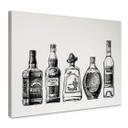 Lienzo 5 botellas de diversión