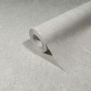 Papel pintado no tejido con aspecto de hormigón blanco mate de textura ligera
