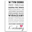 Canvasbillede, I dette hus typografi