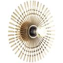 Wandleuchte Lias, gold, 33 x 33 cm, Metall Wandlampe