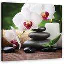 Canvasbillede, orkidéblomster Zen