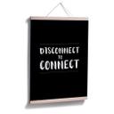 Póster Desconectar para conectar