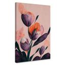 Lærredsprint - Treechild - Lilac Tulips
