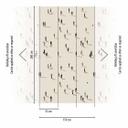 Urban people beige farverige - nonwoven tapet moderne til stue og kontor