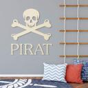 Træbogstaver - Pirat