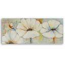 Canvasbillede, Tre blomster og en knop