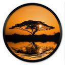 Plakat Afrika - Runde