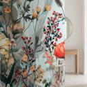 Dørfilm med blomster på en forårseng - Jaszke - Selvklæbende dørdekoration