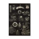 Cuadro de madera World of Coffee
