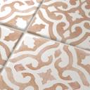 Azulejos Adhesivos Muestra marroquí - Floresca colores tierra - lote de 12