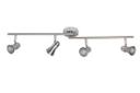 Deckenleuchte Mona, silber, 15,5 x 70 cm, Metall Strahler