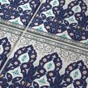 Azulejos Adhesivos Flores de Savar - Azul y blanco - Lote de 12