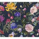 Livingwalls Vliestapete Jette 5 tropisch floral natürlich blau, grün, rot