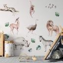 Sticker mural Kvilis - Animaux d'Afrique (20 pièces)