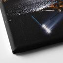 Tableau sur toile Stade du FC Hansa Rostock la nuit - 60x40 cm