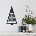 Decoración navideña de pared - Árbol de Navidad Feliz Navidad - Decoración acrílica