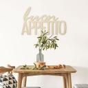 Træbogstaver - Buon Appetito - Poppel