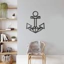 Ancla de origami con decoración acrílica