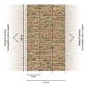 tapet stenvæg orange rød - non-woven tapet industrielle Livingwalls - mat og glat