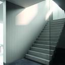 Ensfarvet tapet, strukturmønstret tapet Bauhaus hvid