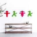 Muurstickers Ampelmann - Man & Vrouw