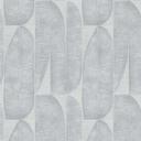 Moderno papel pintado no tejido con motivo de hojas en gris pizarra - elegante decoración de pared
