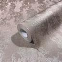 Ikke-vævet tapet betonlook metallook moderne blankt i rosa-brun 