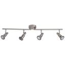Deckenleuchte Mika, silber, 13 x 78 cm, Metall Strahler