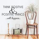 Wallsticker -  Think positive...