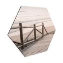 Hexagone - alu-Dibond 1X Studio - Chemin vers la plage