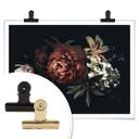 Plakat - Rød buket blomster