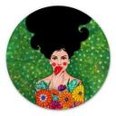 Wandcirkel Hülya - The Red Apple