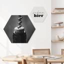 Hexagon Dibond Vin med proptrækker - Pictufy Studio