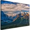 Canvasbillede, bjerglandskab natur