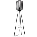 Stehleuchte Willi, braun, 130 x 45 cm, Bambus Stehlampe