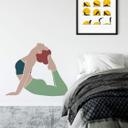 Muursticker Yoga Cobra
