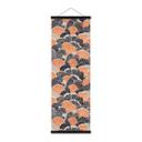 Póster de tela con estampado de conchas en naranja-azul - Treechild - Panorama