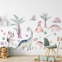 Sticker mural Kvilis - Préhistoire (17 pièces - 120x120 cm