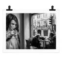Póster Sarmento - Convivencia en un café
