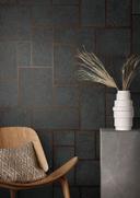 grafisk tapet, non-woven Natural Opulence antracit
