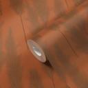 tapet med pampasgræs i orange non-woven tapet Hygge mat og struktur