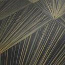 Livingwalls Fleecetapet, Metropolitan Stories Art Deco Ava New York, Metallic, Sort