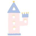 Muursticker Prinsessen Kasteel