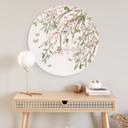 Tableau sur alu-Dibond rond Sir Edward - Blossom Magic au printemps