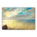 Tableau en verre - Delacroix - Vue sur la mer des hauteurs de Dieppe