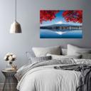 Canvasbillede, Fuji-bjerget Japan landskab