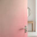 Ombre pink sun door film - Selvklæbende dørdekoration