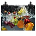 Póster de fruta refrescante