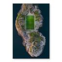 Akrylbillede Simoon - Fodboldbane ved verdens ende
