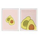 Poster set met frames - Avocado Lover